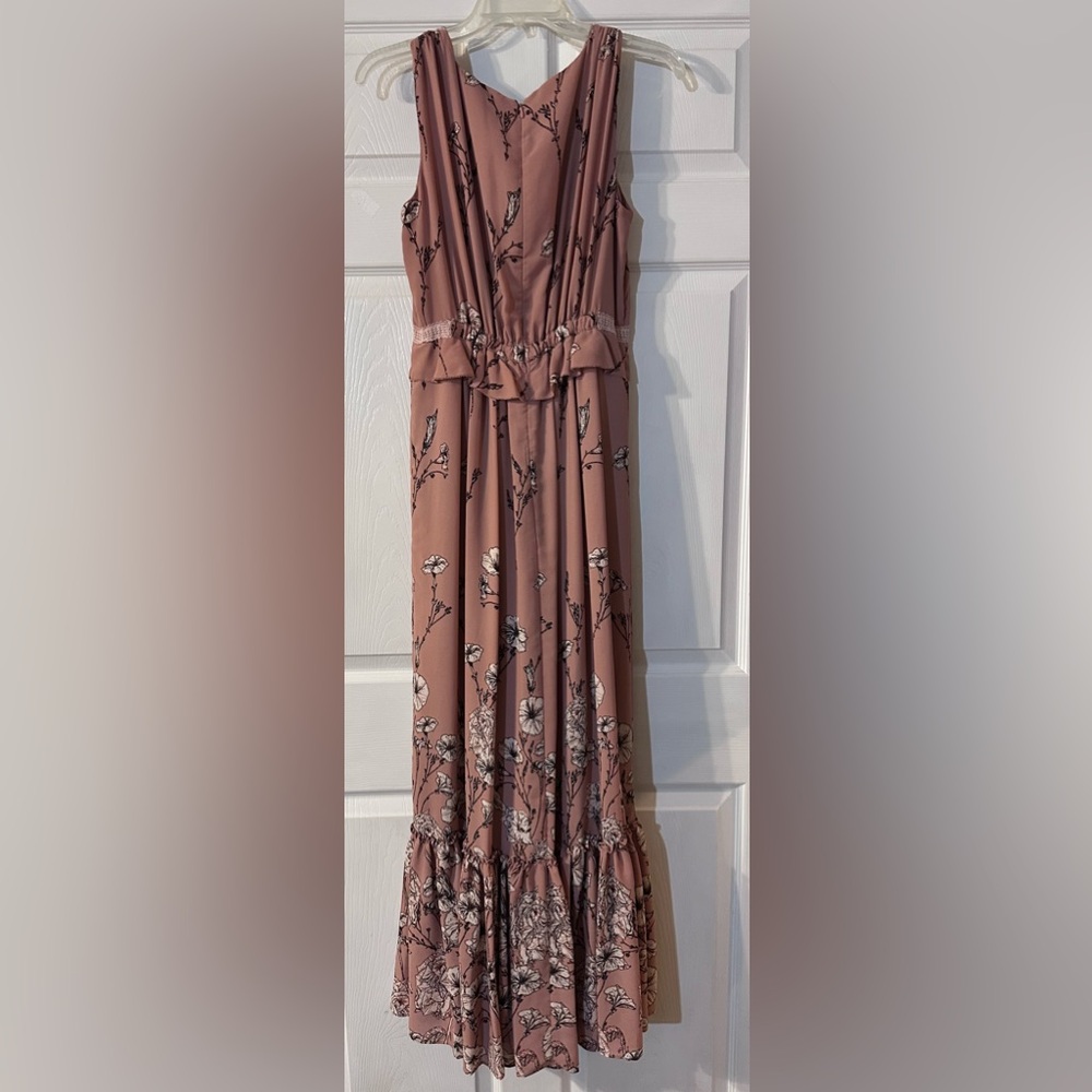 Ivanka Trump Blush Floral Maxi Dress - Picture 6 of 6